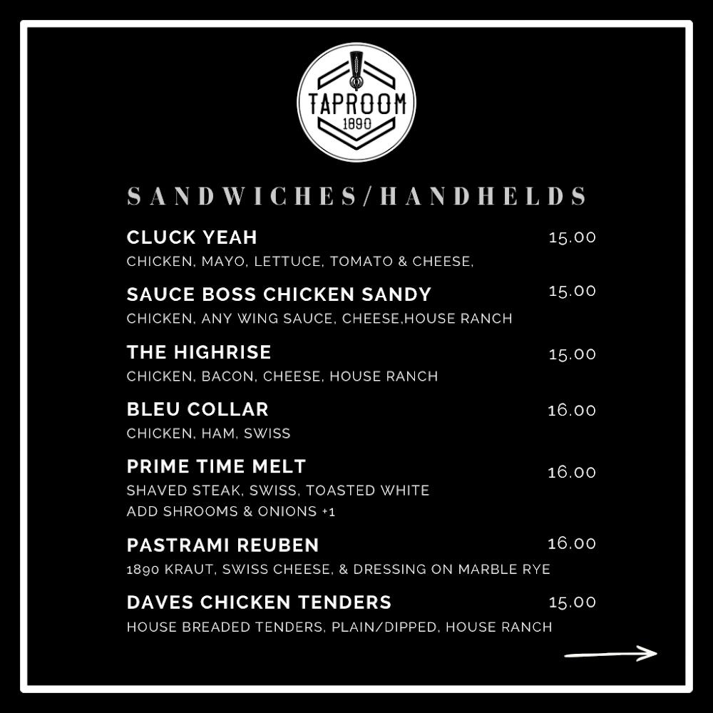 Taproom 1890 Menu image 3