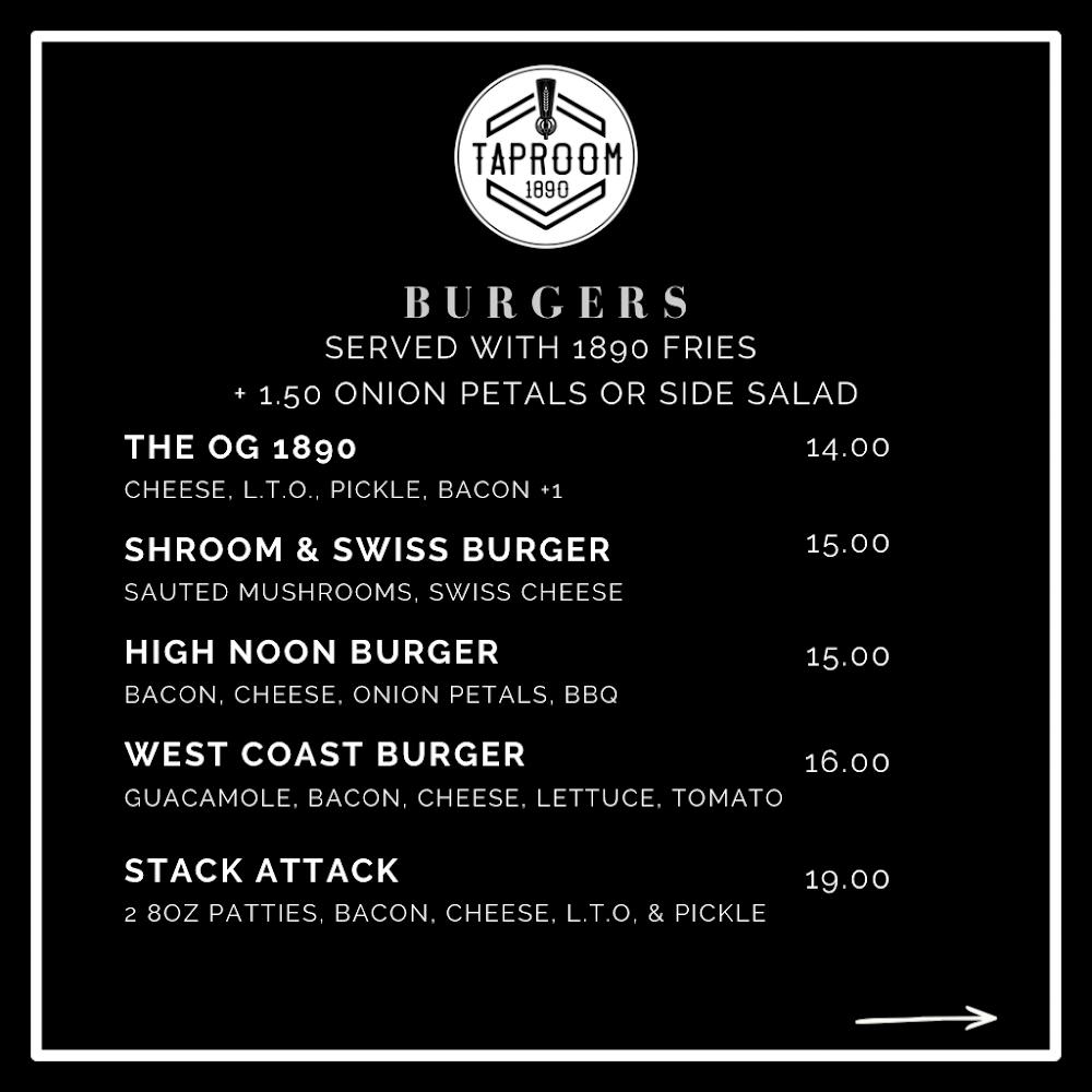 Taproom 1890 Menu image 4